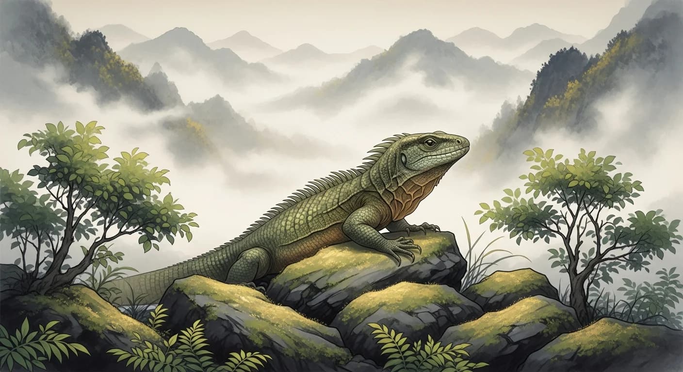 도마뱀 꿈해몽 — 재생과 적응, 길흉의 두 얼굴