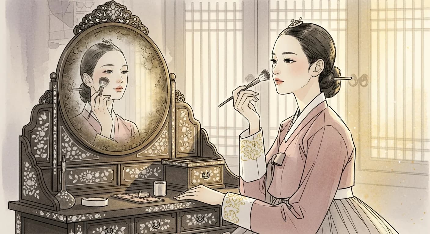 화장하는 꿈해몽 — 화장 꿈이 전하는 메시지