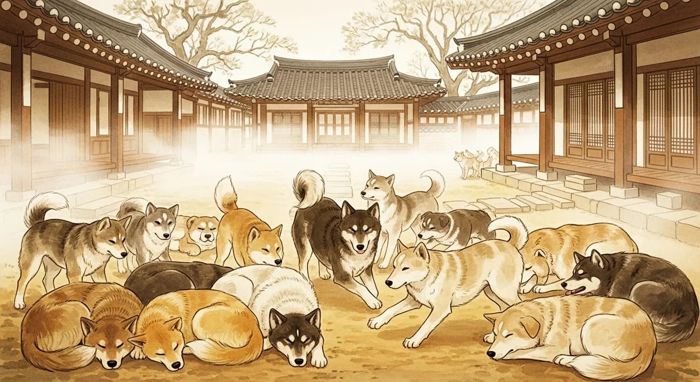 개가 많은 꿈 해몽