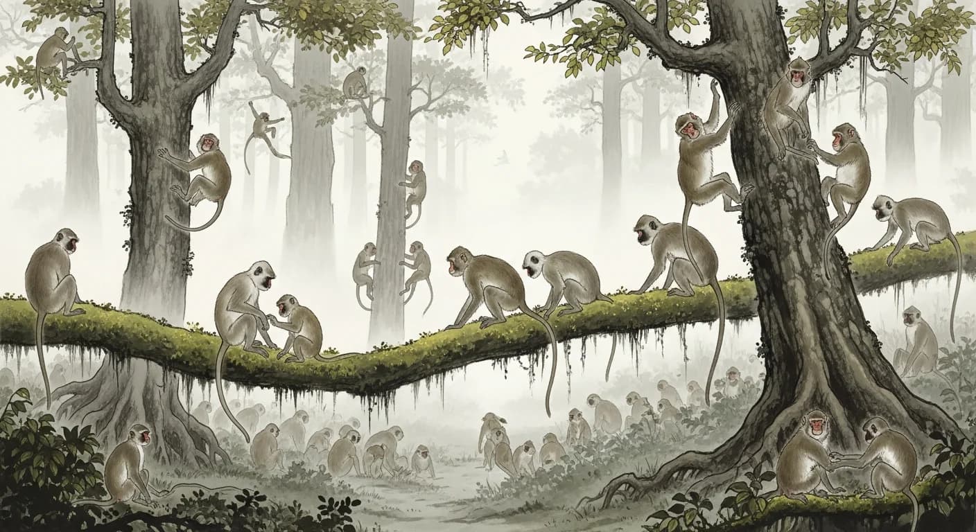 원숭이가 많이 나오는 꿈해몽