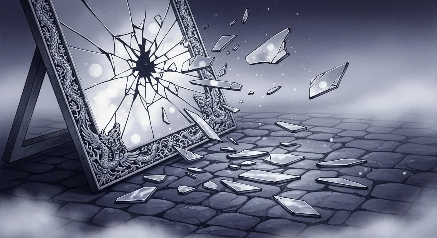 거울 깨지는 꿈 해몽 - 이별·변화·자아의 균열, 완벽 정리