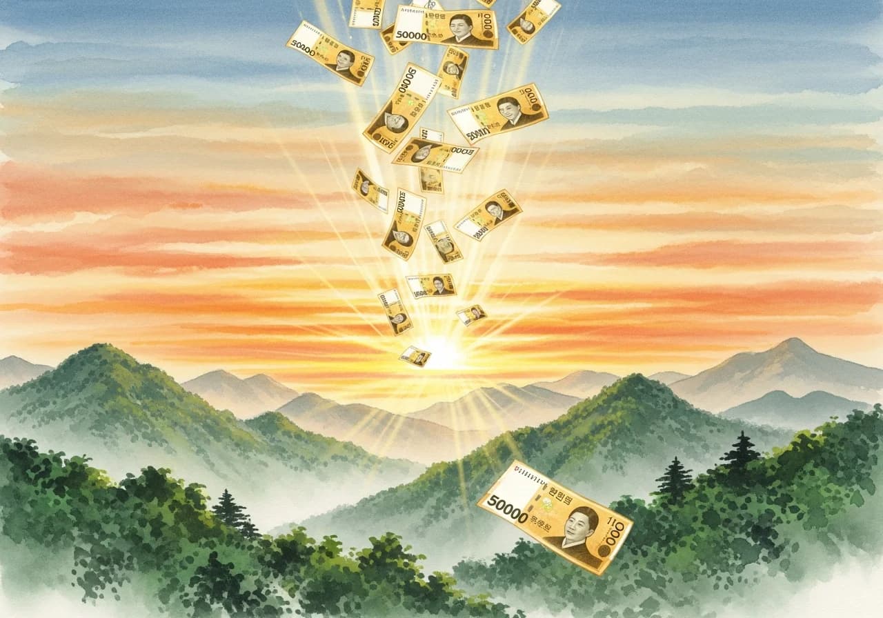 돈 받는 꿈 · 돈 줍는 꿈 — 대표적인 재물 길몽