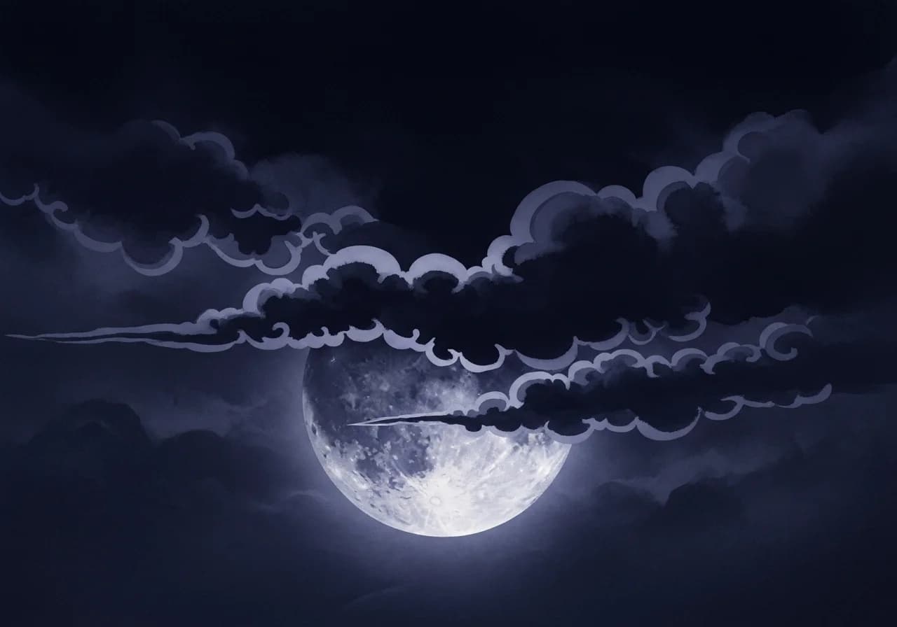 흉몽 — 달이 떨어지거나 사라지는 꿈