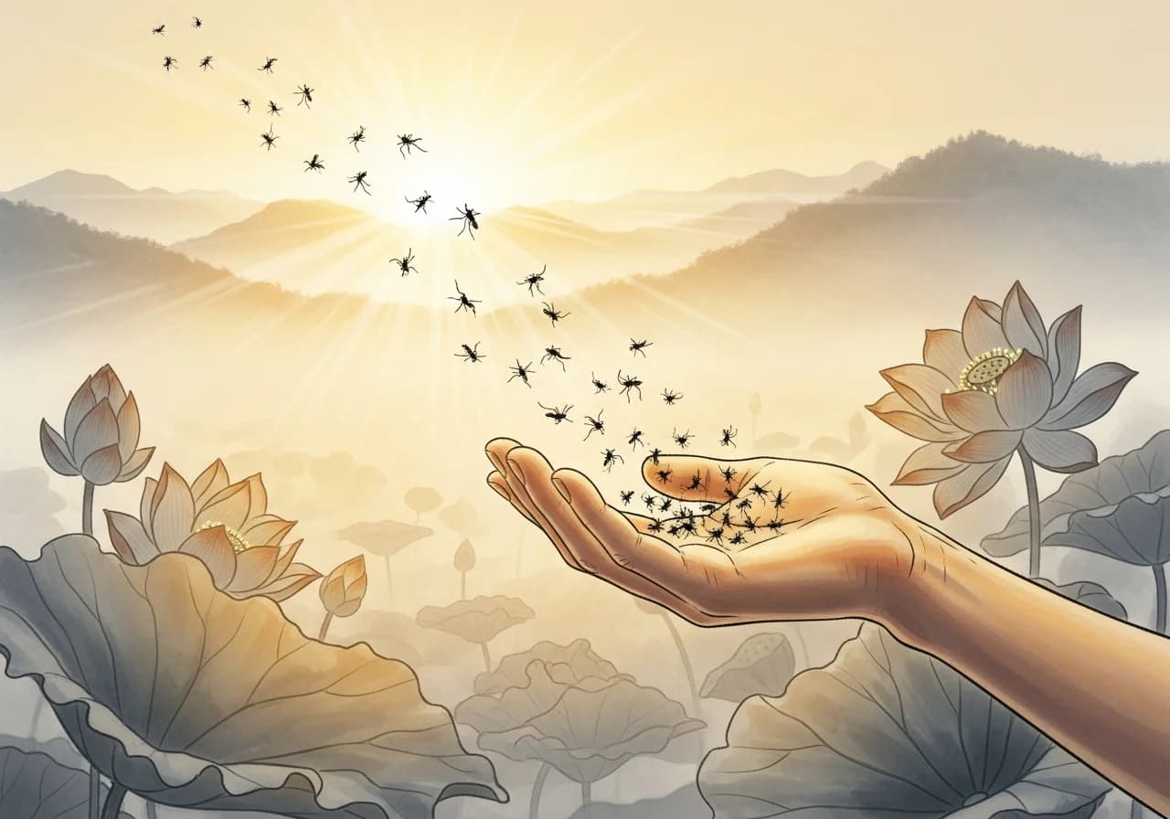 모기 죽이거나 잡는 꿈 — 장애물 제거의 길몽