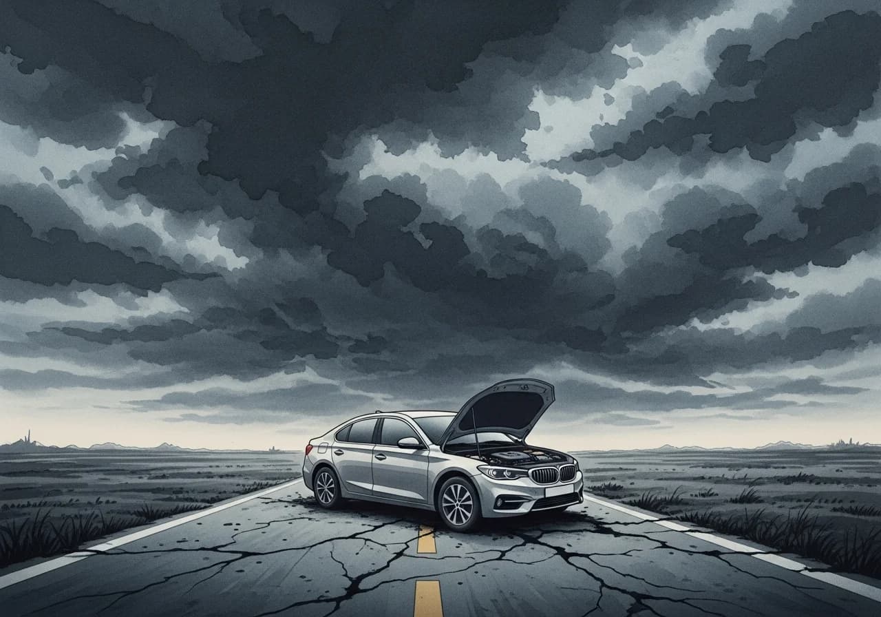 새 차 꿈 흉몽 — 고장·사고·연기가 보내는 경고