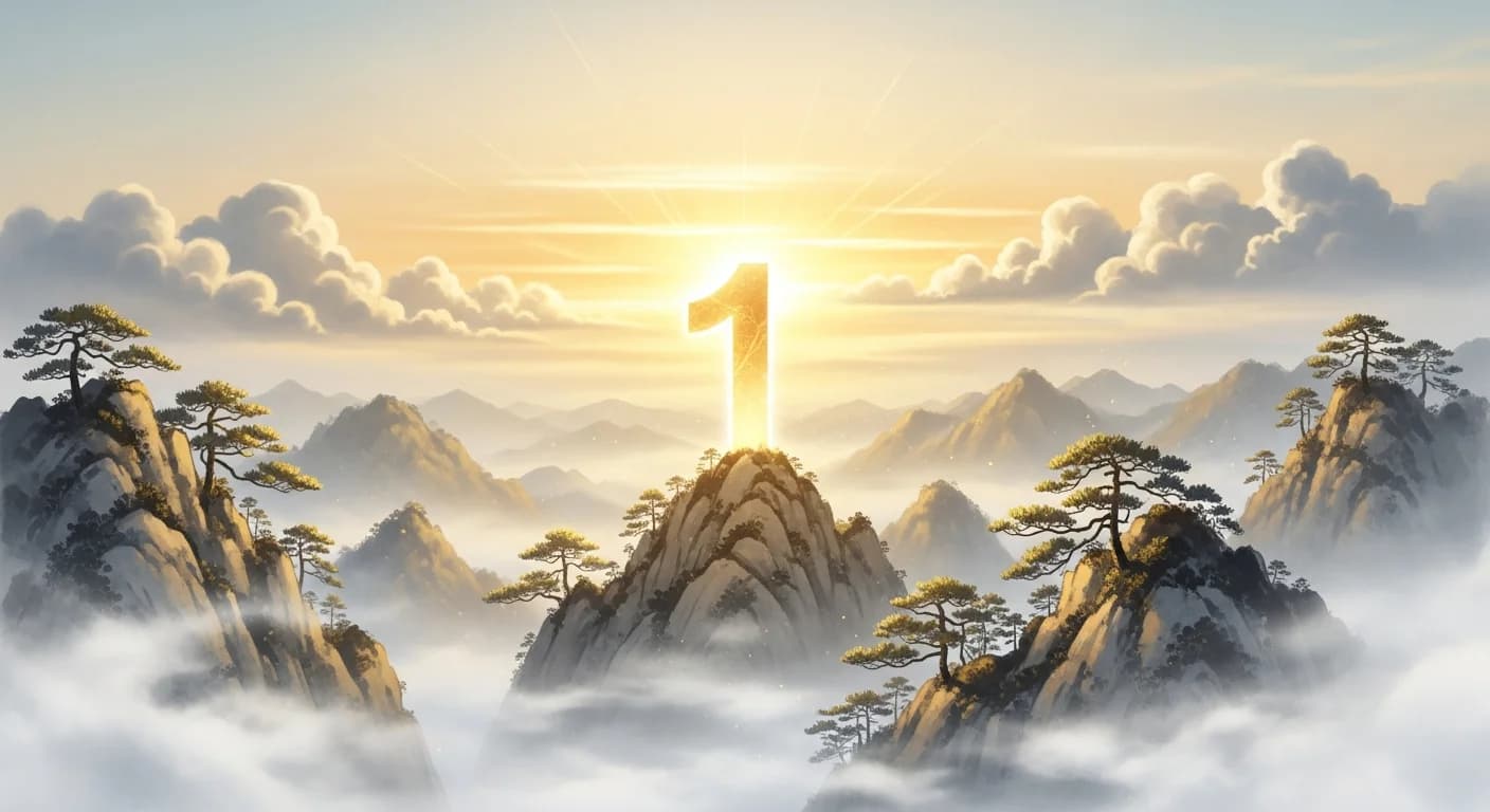 숫자 1 꿈해몽 - 새로운 시작과 리더십의 징조 완벽 정리