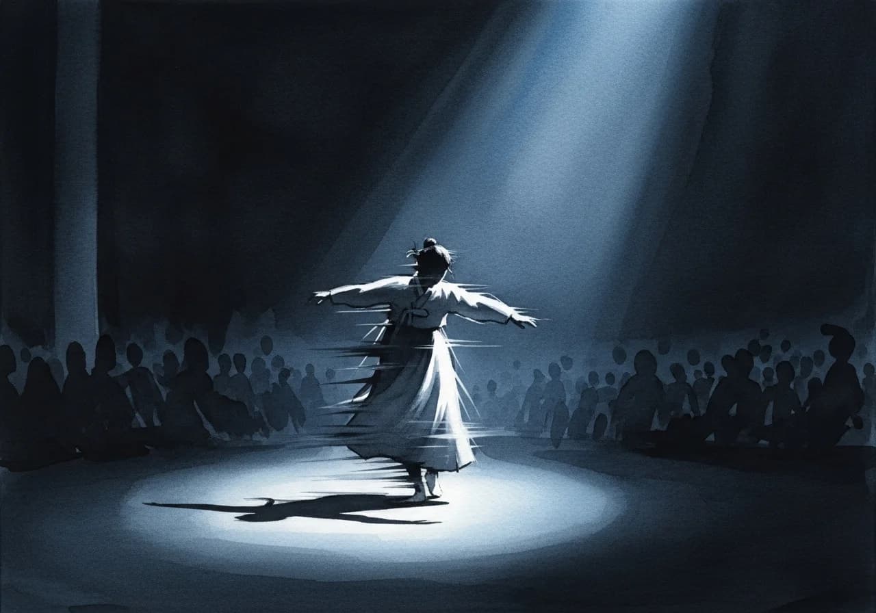 무대 공연 꿈 — 흉몽: 대사를 잊고 야유를 받는 꿈의 경고