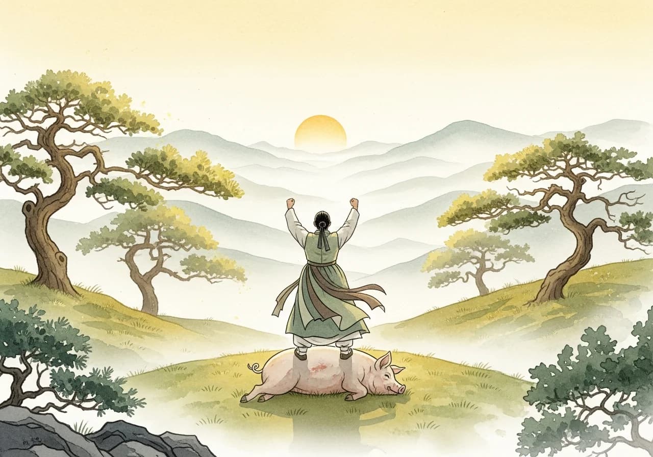 길몽 - 위기를 이겨내면 재물운이 상승한다