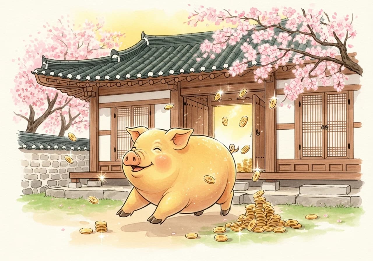 돼지꿈 길몽 — 재물과 행운이 찾아오는 꿈