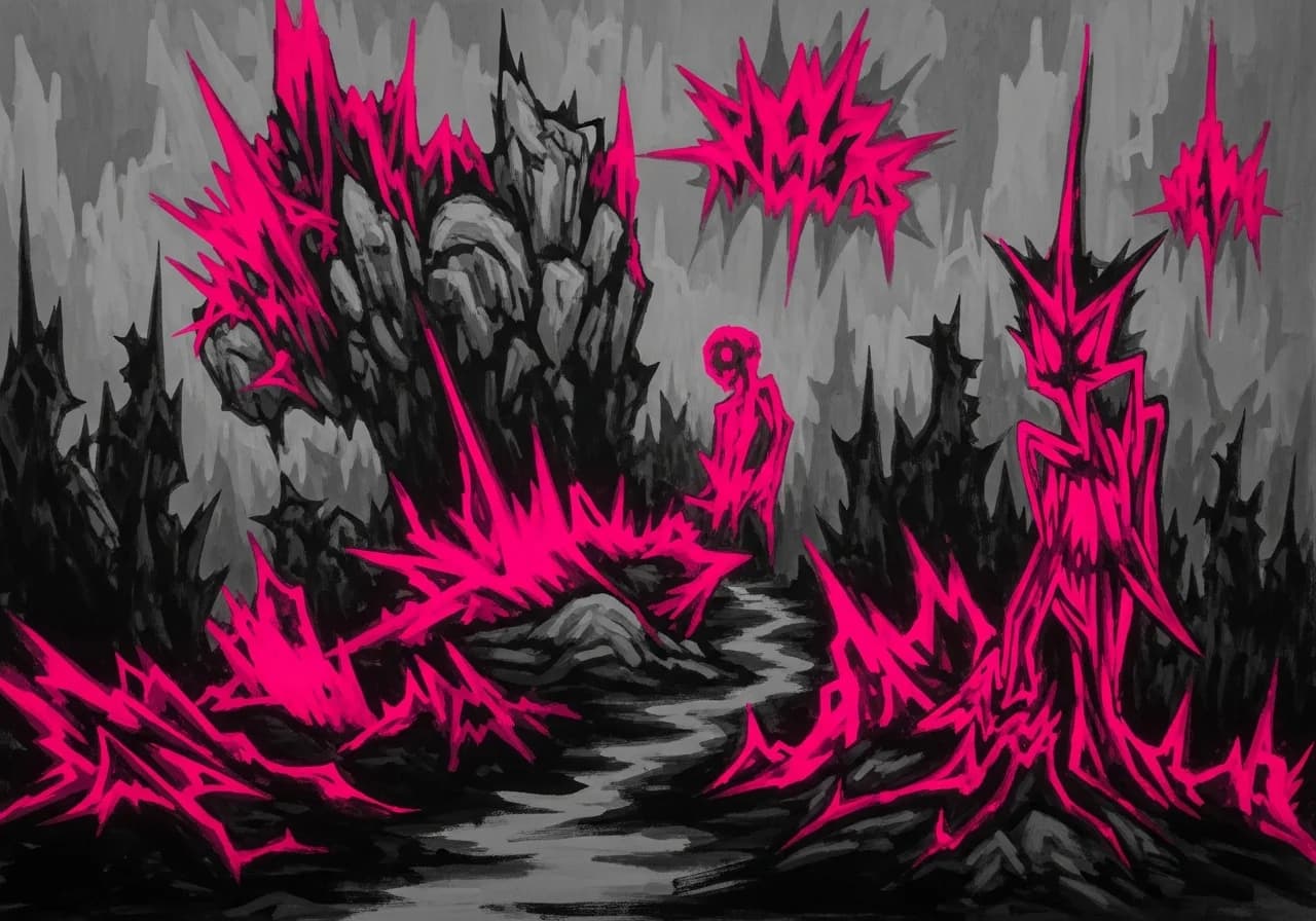 탁한 분홍 — 감정 집착에 대한 경고