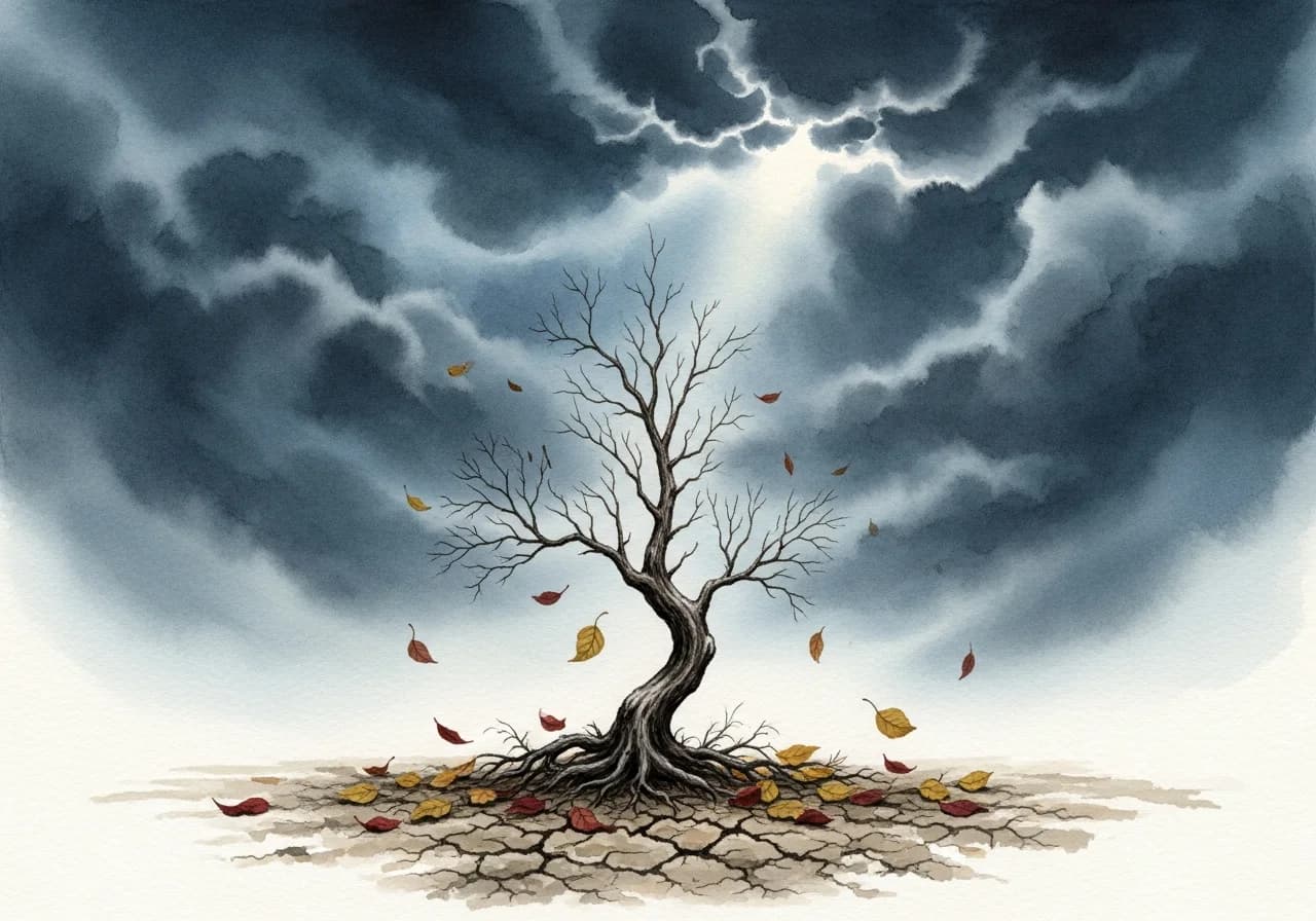 시들거나 죽는 나무를 심는 꿈 — 흉몽 해석