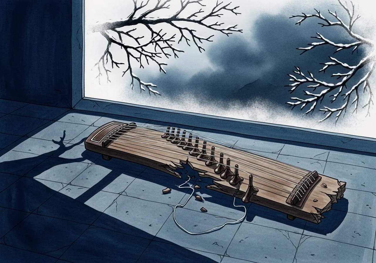 흉몽: 끊어진 줄과 침묵하는 악기