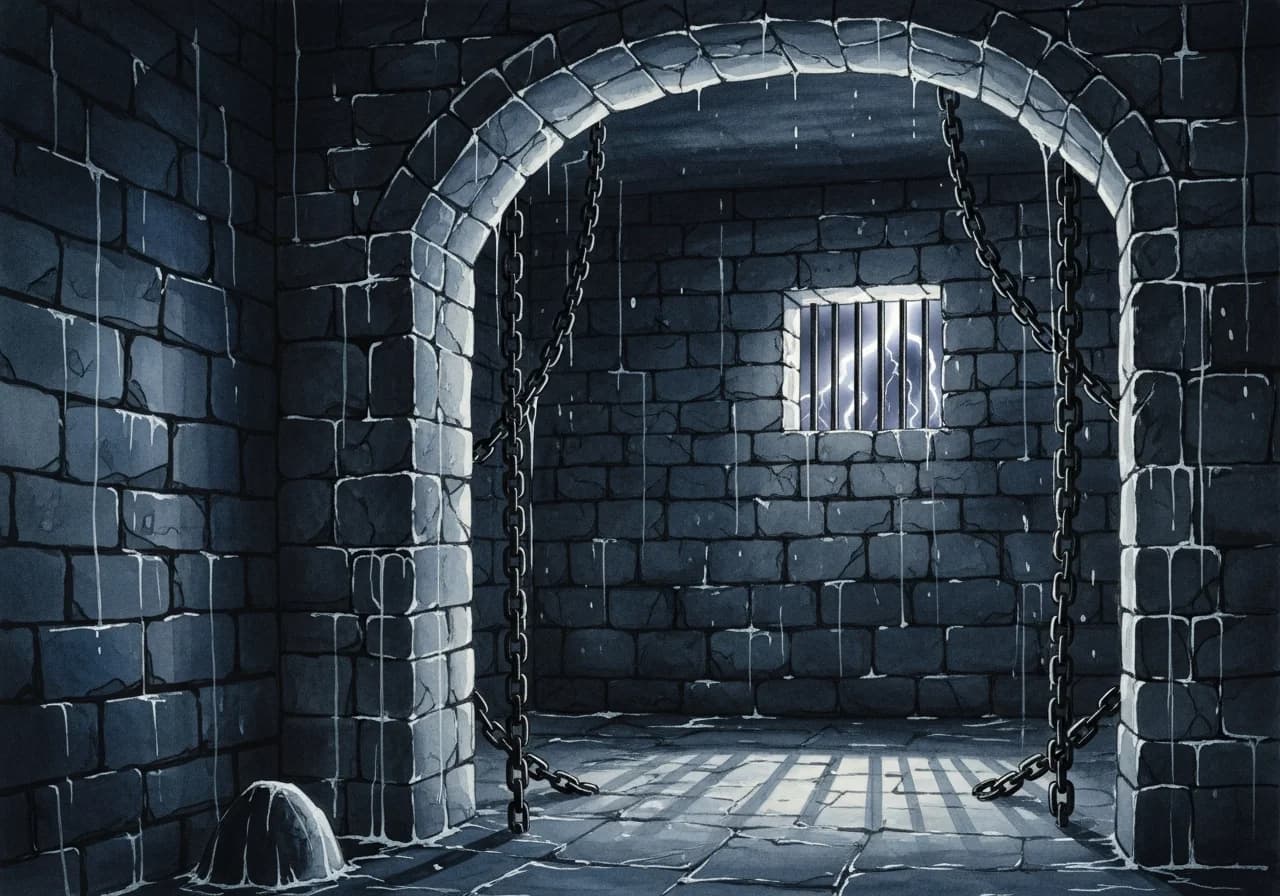 죄를 짓고 갇히는 꿈 — 현실의 어려움을 예고하는 흉몽