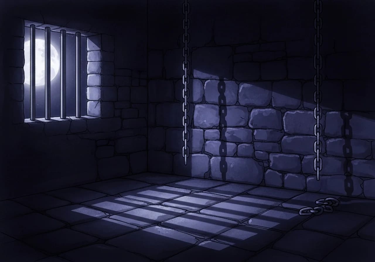 감옥 꿈의 흉몽 해석 — 억압과 구속의 경고