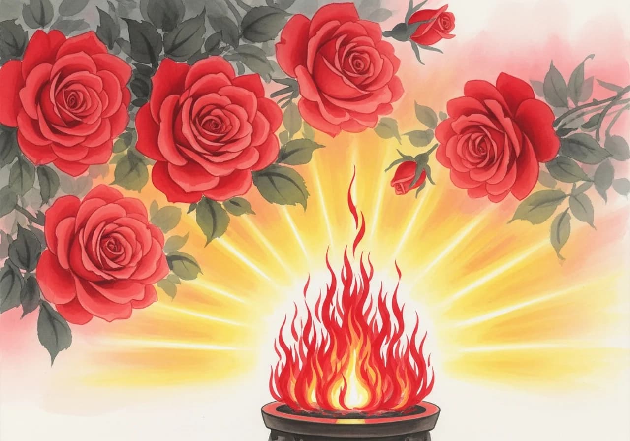 빨간색 길몽: 재물운·열정·새로운 시작