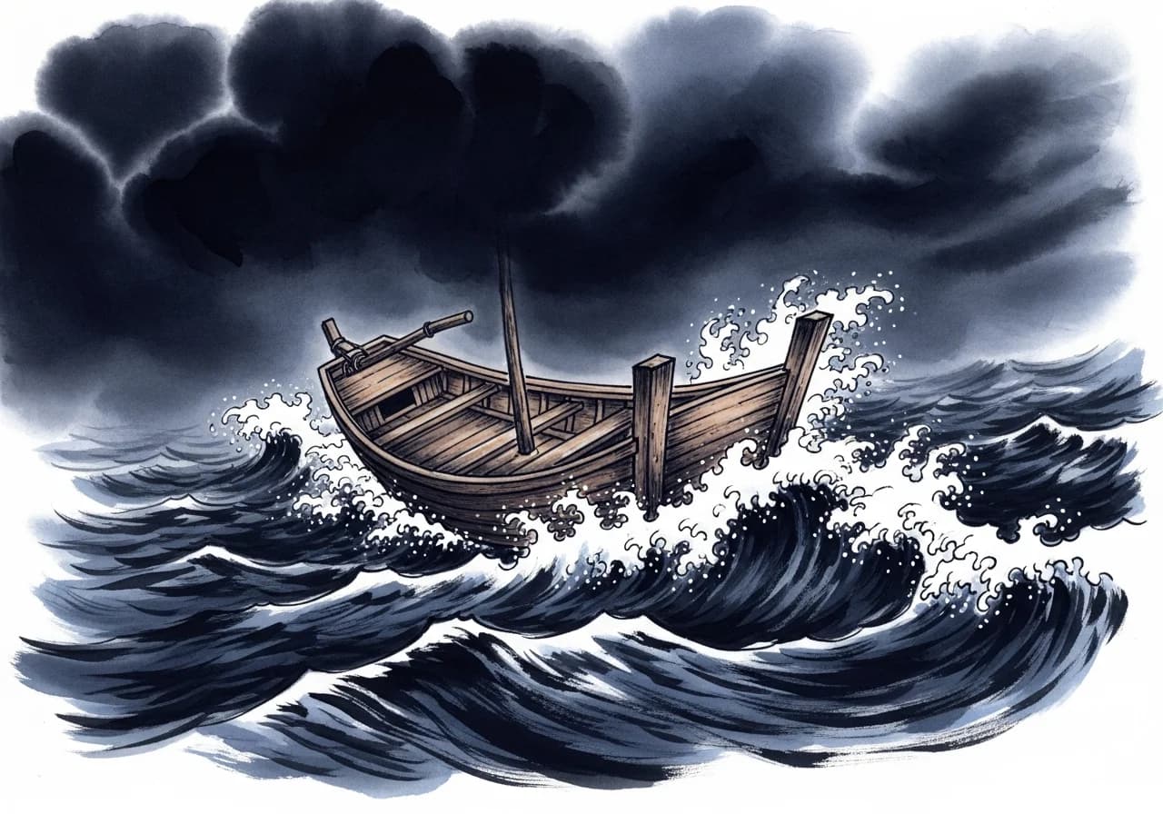 흉몽 — 폭풍, 침몰, 배를 놓치는 꿈의 경고