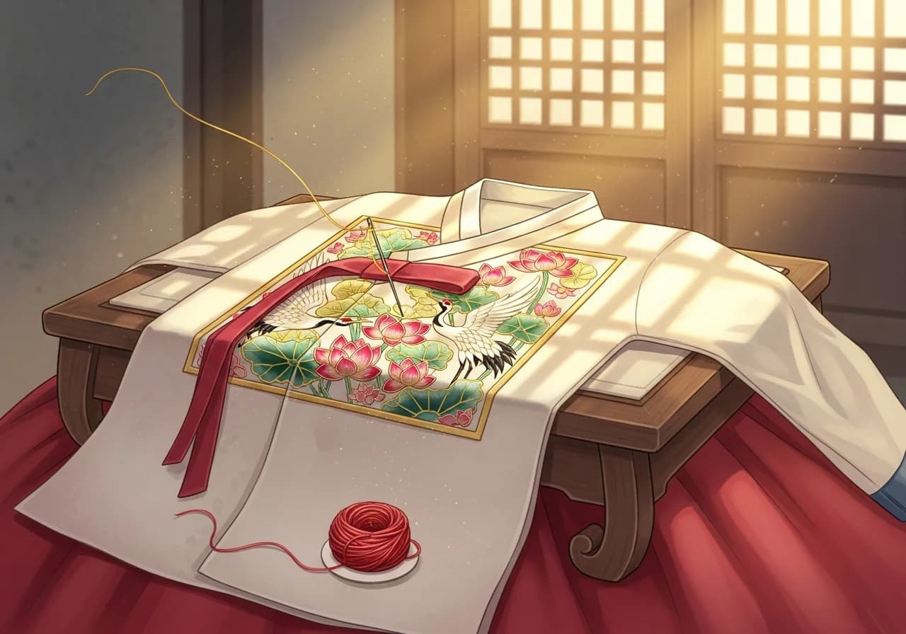 Auspicious: Completing Stitches and Threading the Needle