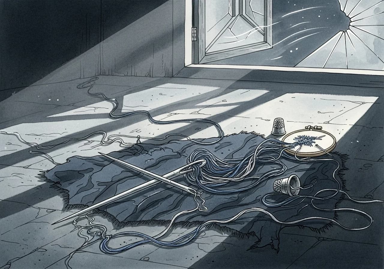 흉몽: 바늘이 부러지고 실을 꿰지 못하는 꿈