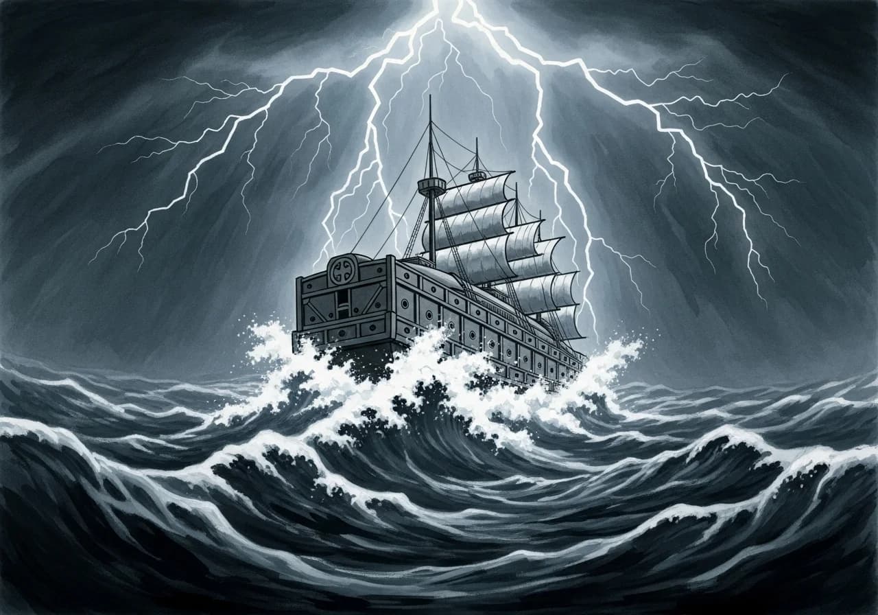 배 침몰 꿈의 기본 의미 — 왜 흉몽으로 보는가