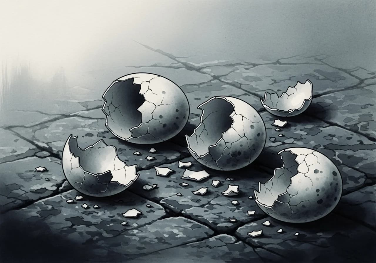 흉몽 해석: 깨지는 알이 보내는 경고