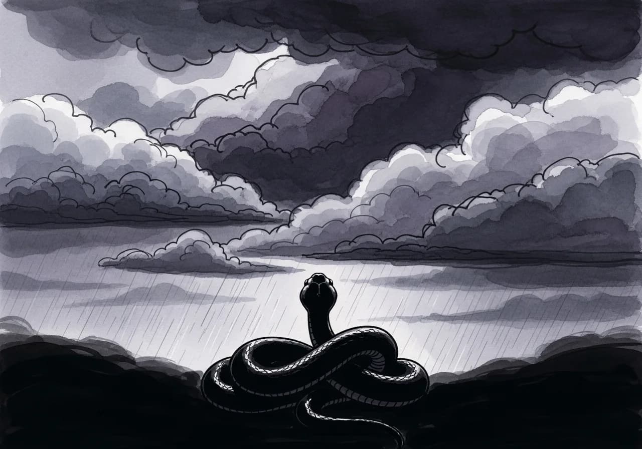 뱀 태몽의 흉몽 해석 — 검은 뱀과 사라지는 뱀