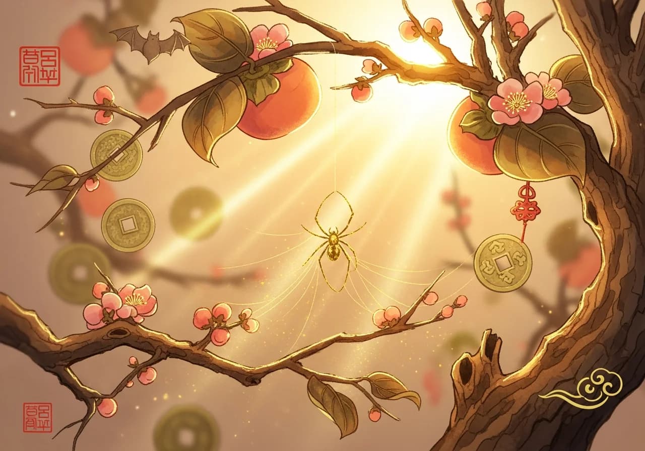 거미 꿈 길몽 — 재물과 귀인의 도래