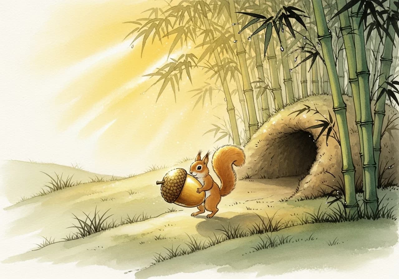 길몽: 재물과 성취를 예고하는 다람쥐 꿈