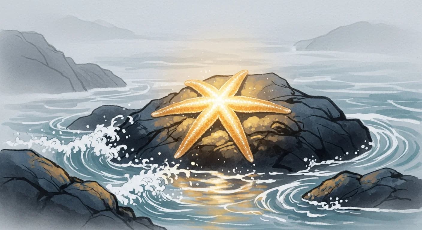 불가사리 꿈해몽 — 재생과 불사의 상징이 전하는 메시지