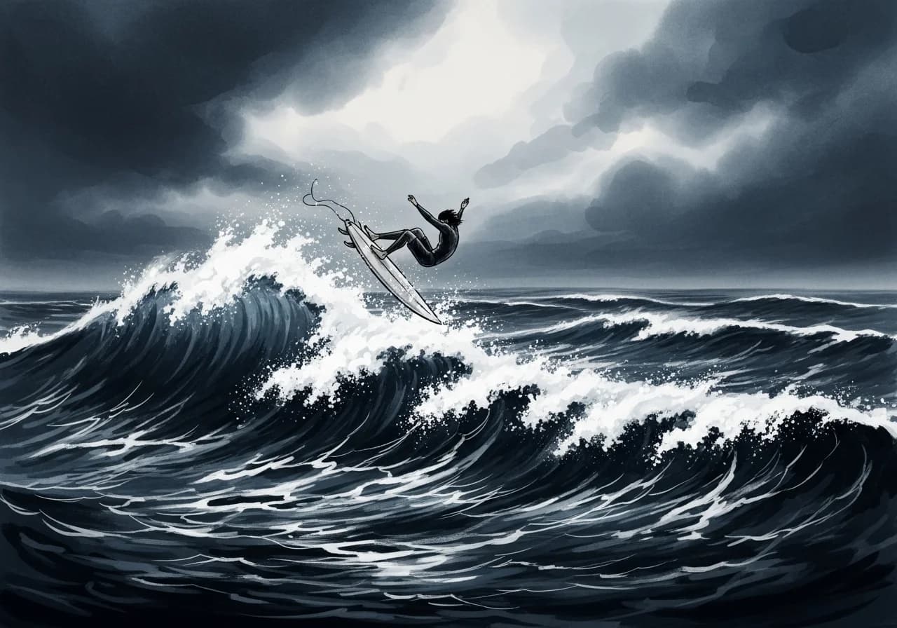 Surfing Dream as a Warning Sign (흉몽)