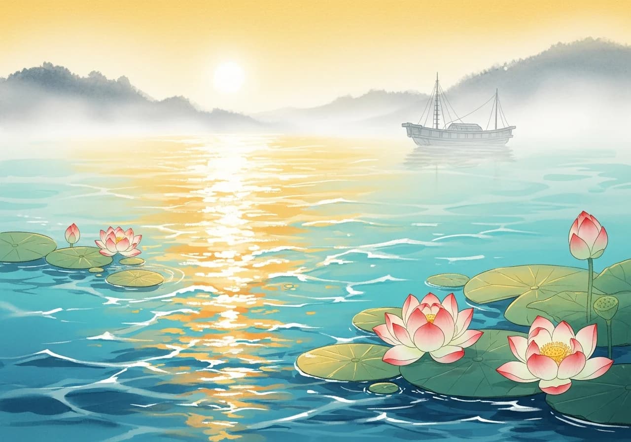 Clear Ocean Swimming Dream — Auspicious Sign of Goals and Prosperity