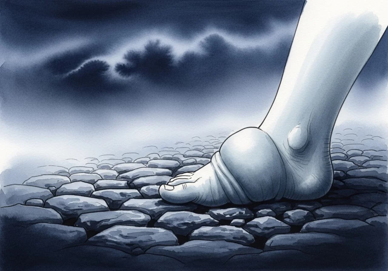 발이 부은 꿈 - 기본 해석: 흉몽의 경고