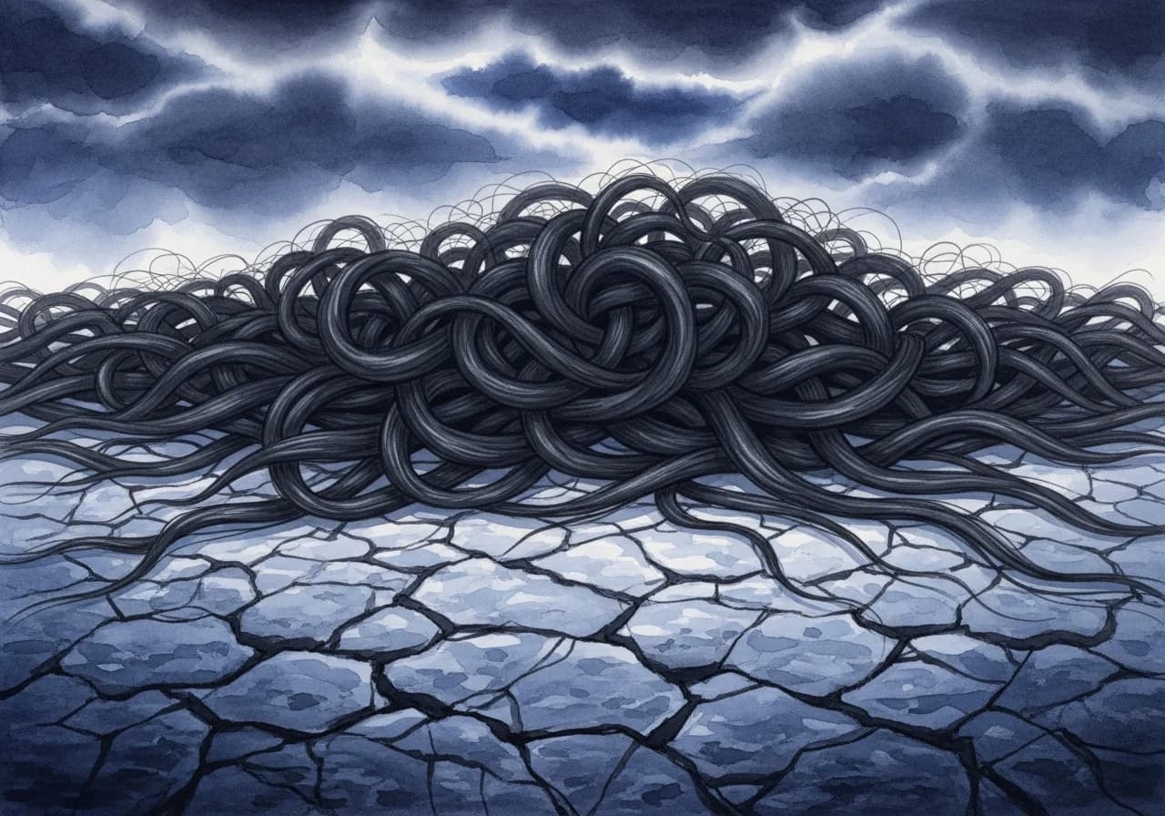 풀리지 않는 엉킨 머리 — 흉몽의 신호