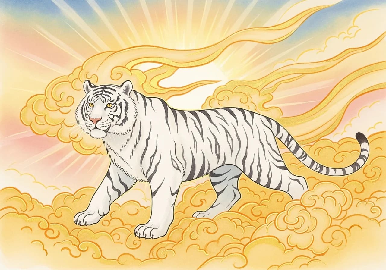 호랑이 태몽의 기본 의미 — 길몽