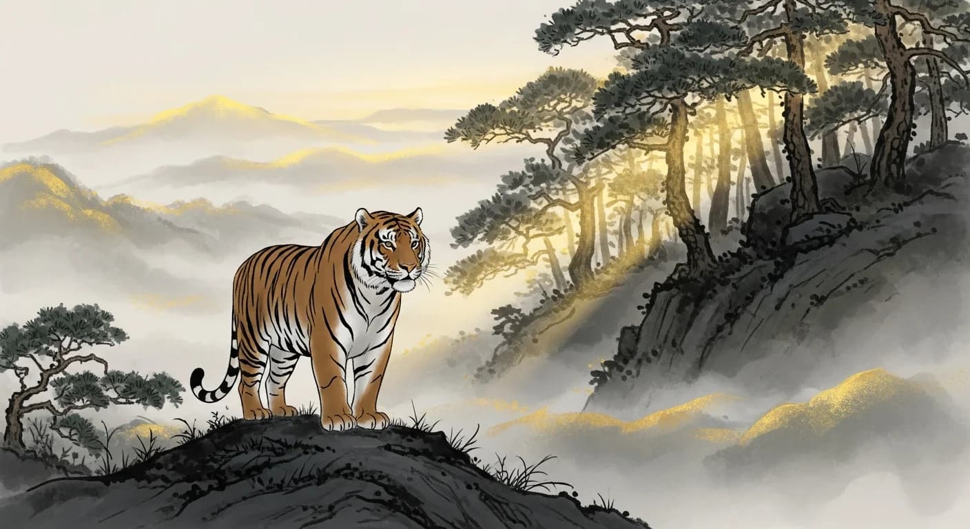 호랑이 태몽 해몽 - 뜻과 의미, 길흉 완벽 정리