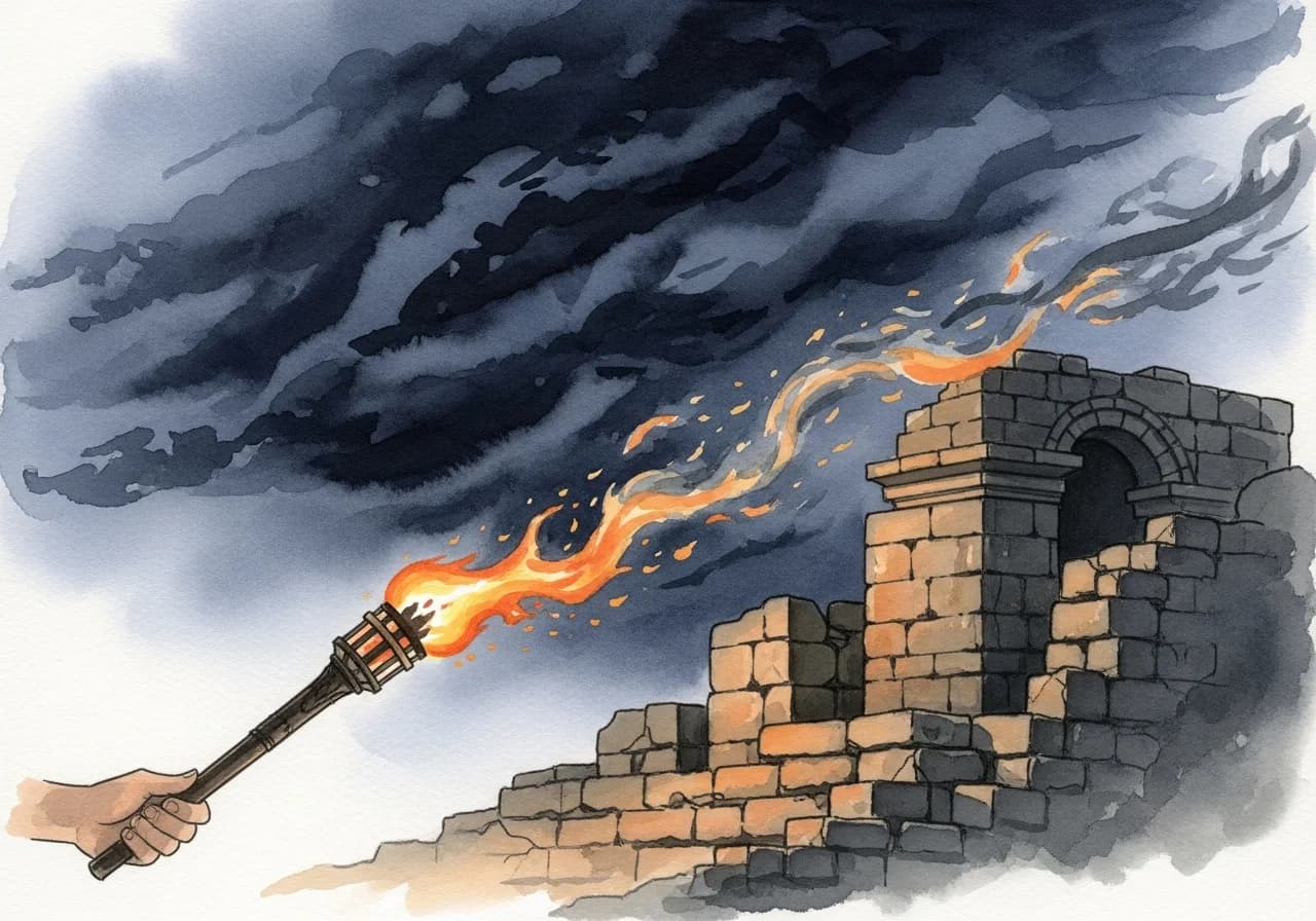 흉몽 — 꺼지는 횃불, 방해와 활력 저하의 경고