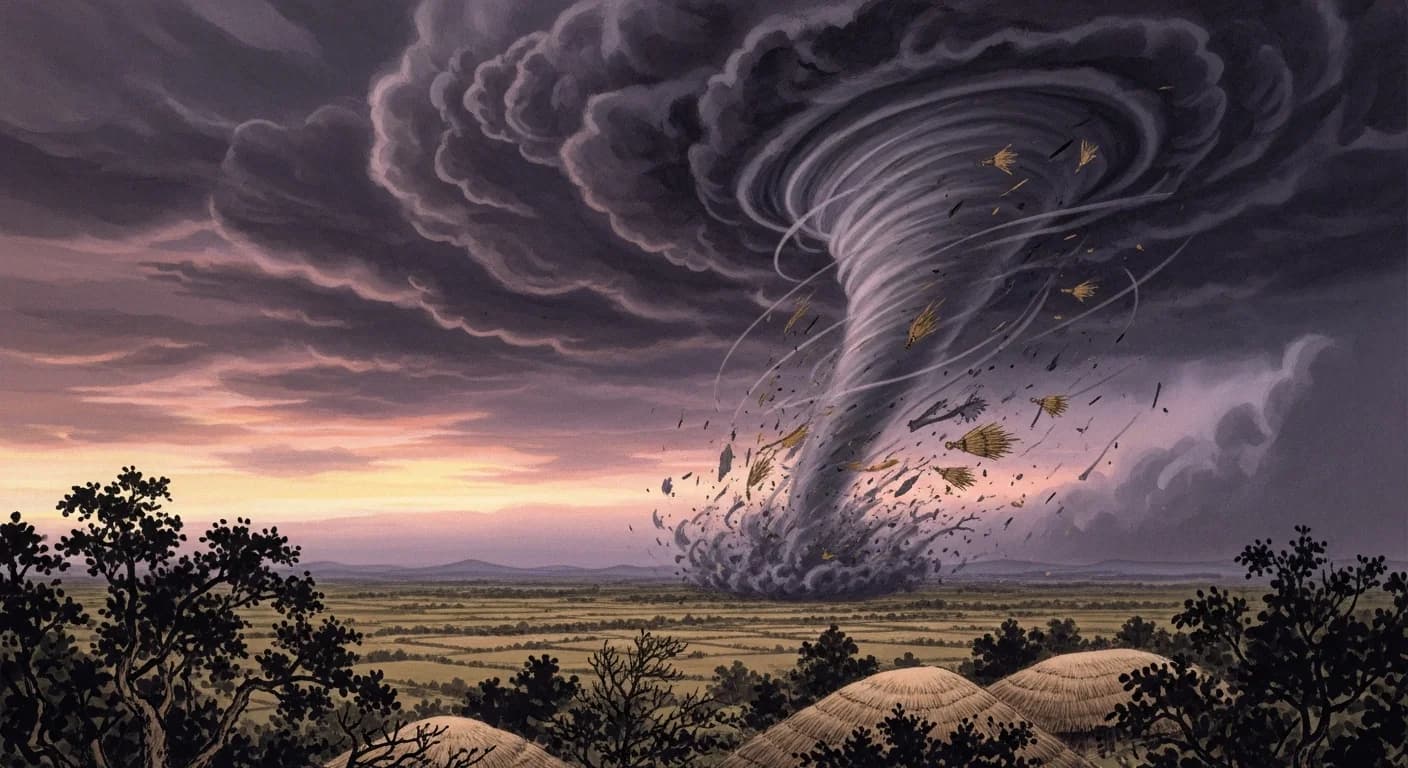 토네이도 꿈해몽 — 회오리 꿈의 의미와 길흉 완벽 정리