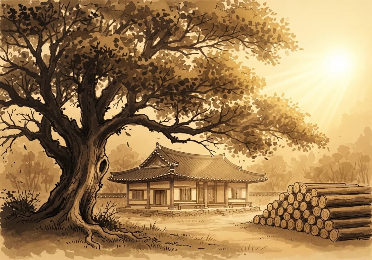 나무가 내 집으로 쓰러지는 꿈 — 예외적 길몽