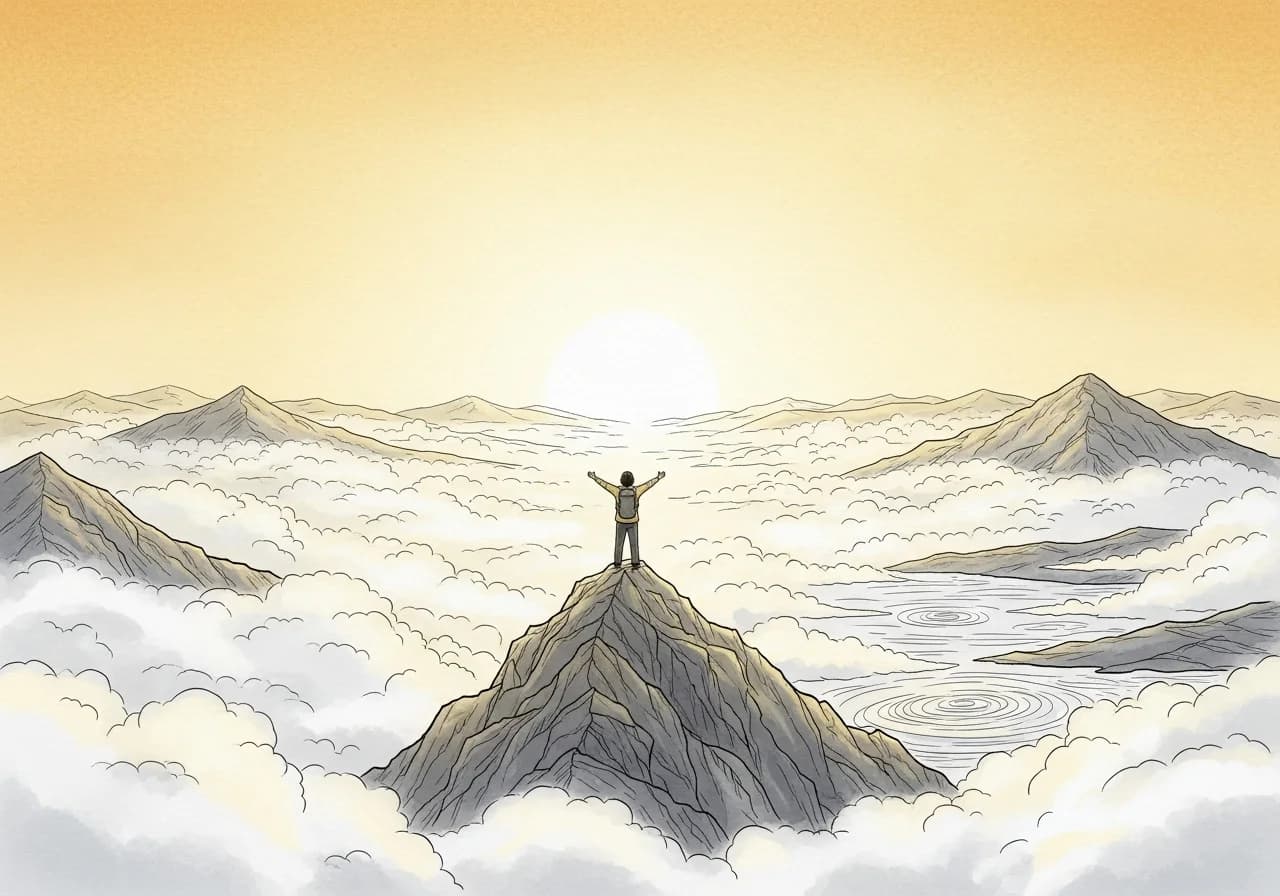 길몽: 쓰나미를 피하거나 살아남는 꿈