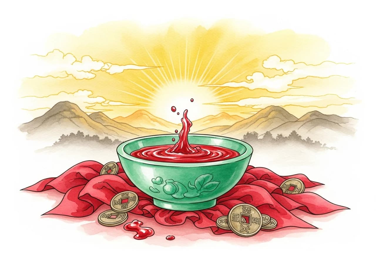 길몽: 재물이 쏟아지는 신호