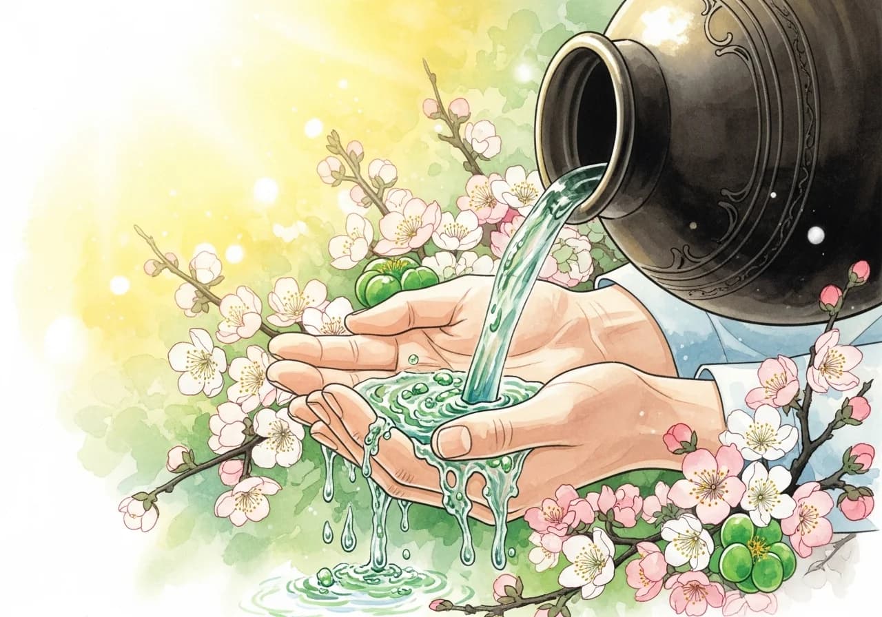 깨끗하게 씻기는 꿈 — 근심 해소의 길몽