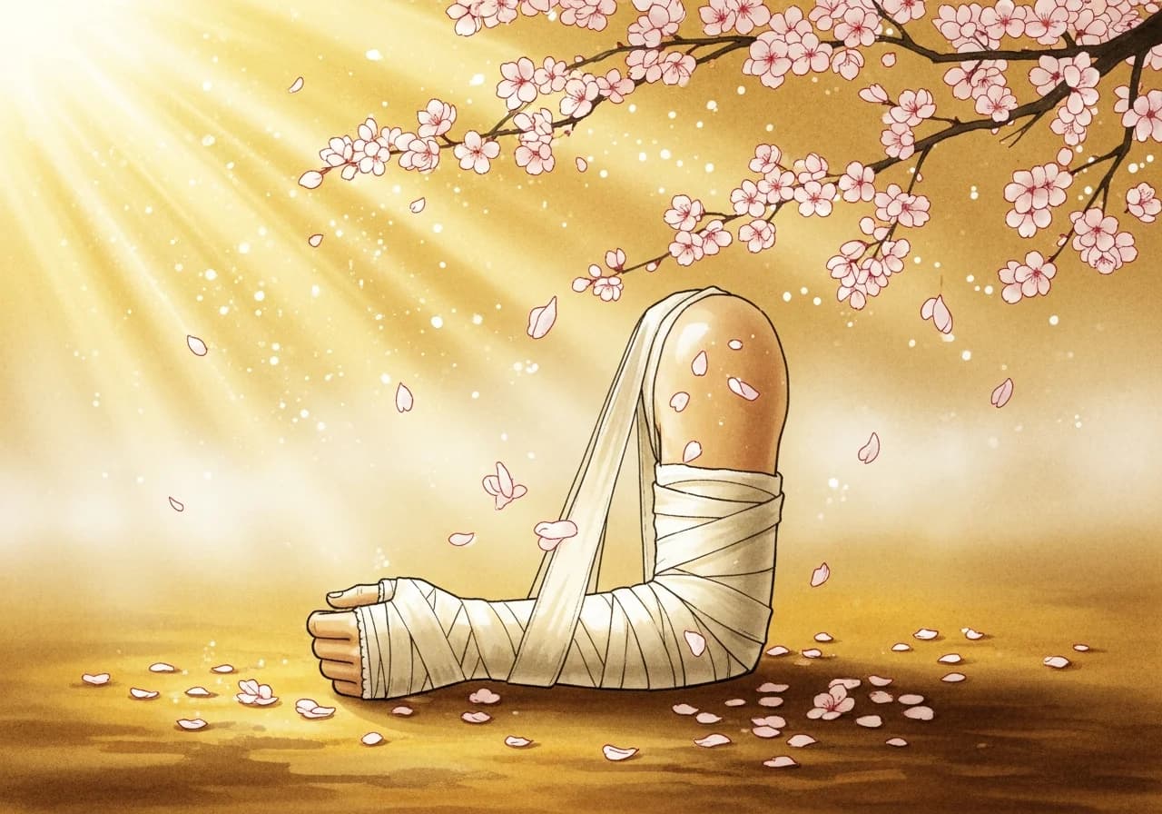 깁스하는 꿈의 길몽 해석 — 시련 뒤의 성장