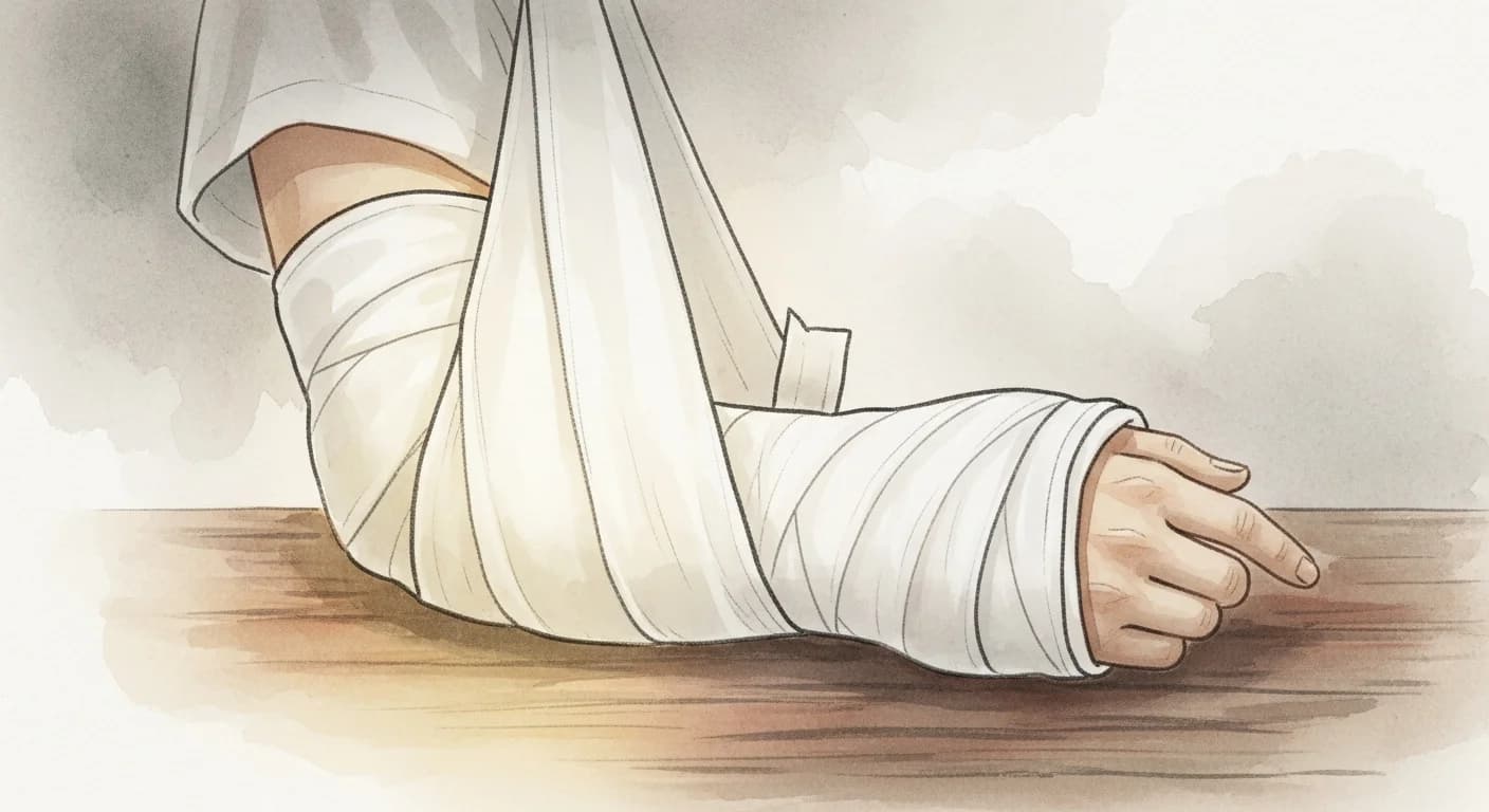 깁스하는 꿈 해몽 — 회복의 신호인가, 제약의 경고인가