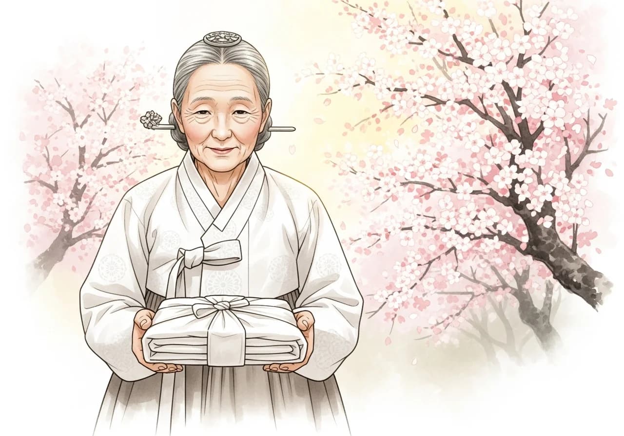 길몽 — 빛나는 흰옷이 예고하는 상승과 성공