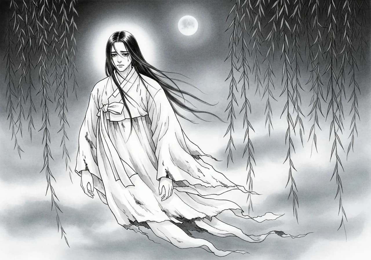 흉몽 — 더럽혀진 흰옷과 소복 귀신이 보내는 경고