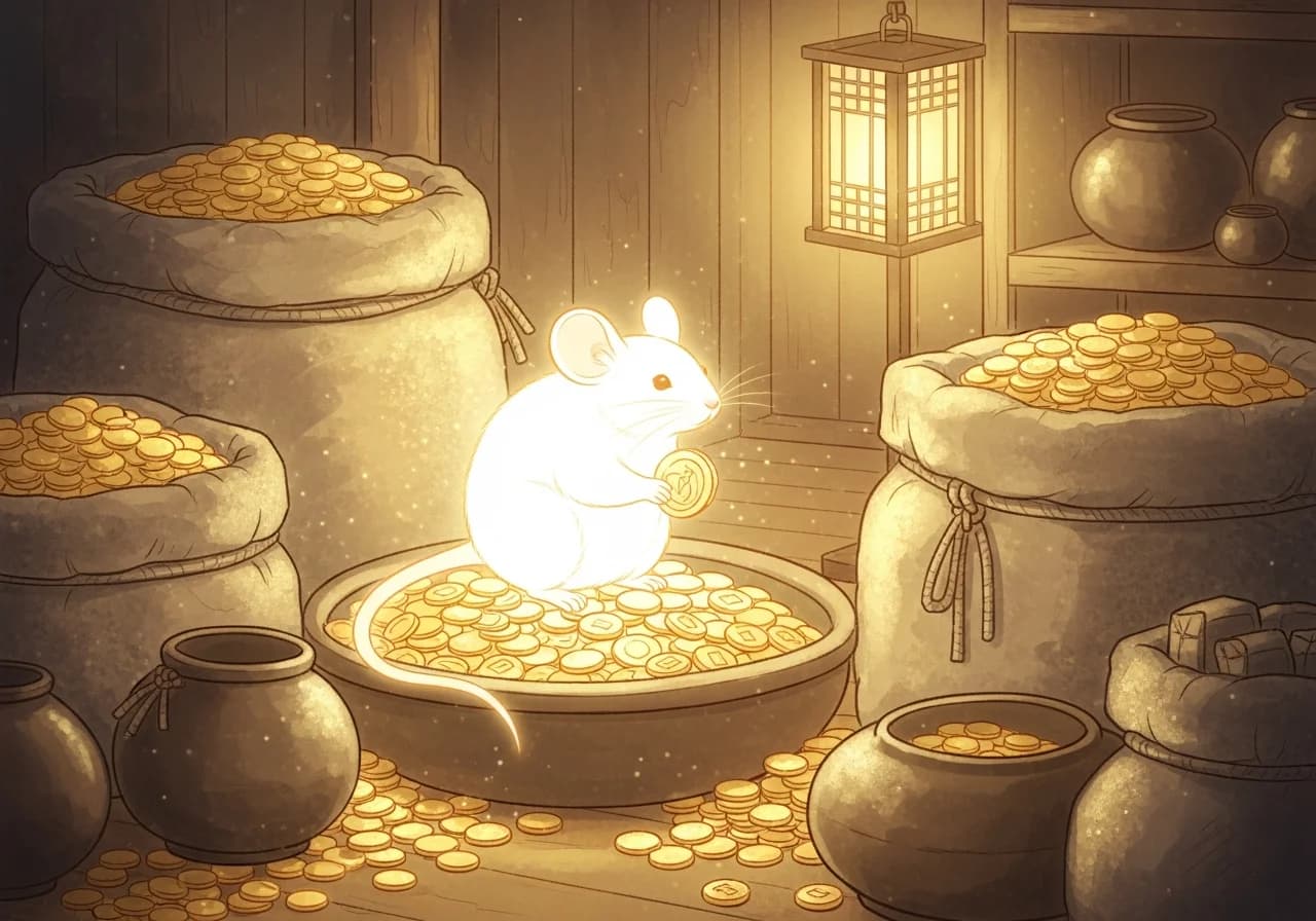 흰 쥐 꿈 — 재물운과 대운이 열리는 강력한 길몽