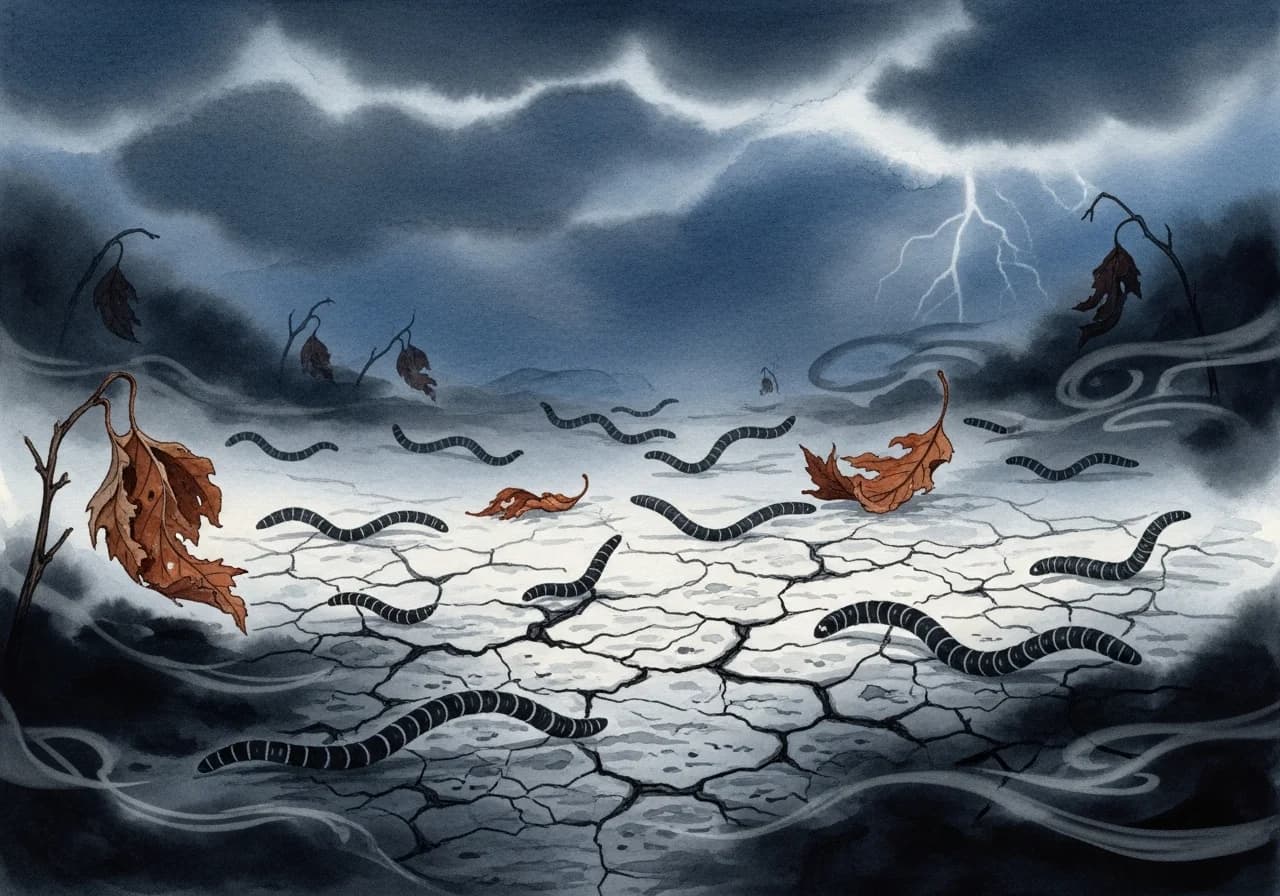 벌레 떼가 몰려드는 꿈 — 극도의 스트레스 경고